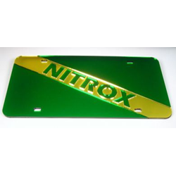 License Plate, Mirrored, Nitrox